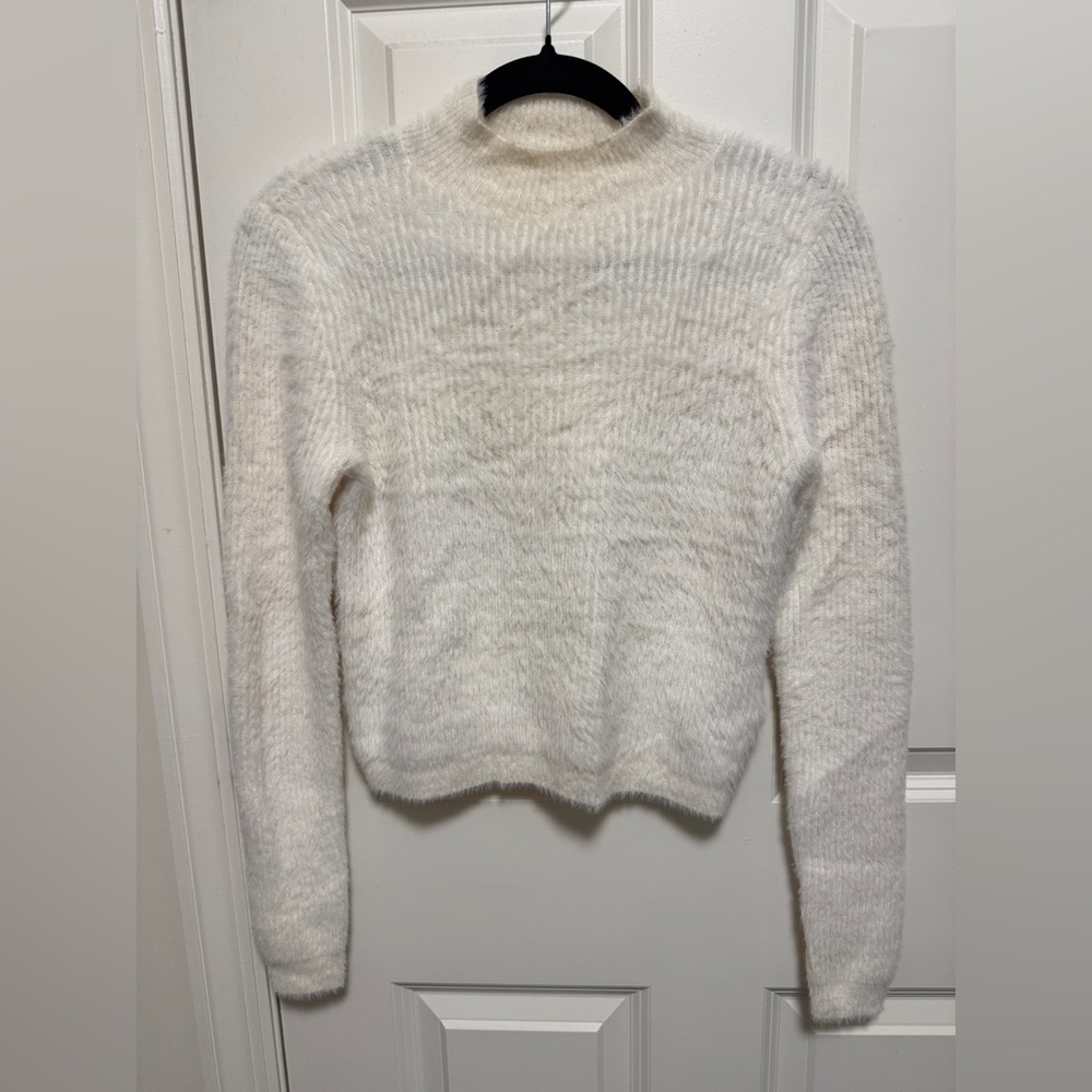 & Other Stories Soft Cream Turtleneck Sweater